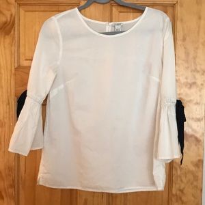 J Crew Tie Blouse